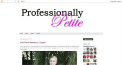 Desktop Screenshot of professionallypetite.com